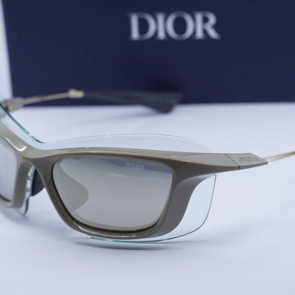 Dior DIORXPLORER S1U 78A4 Square Sunglasses - Brown/Grey - Picture 9 of 10